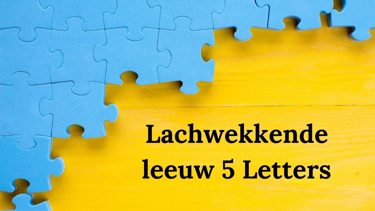 Lachwekkende leeuw 5 Letters Puzzelwoordenboek kruiswoordpuzzels