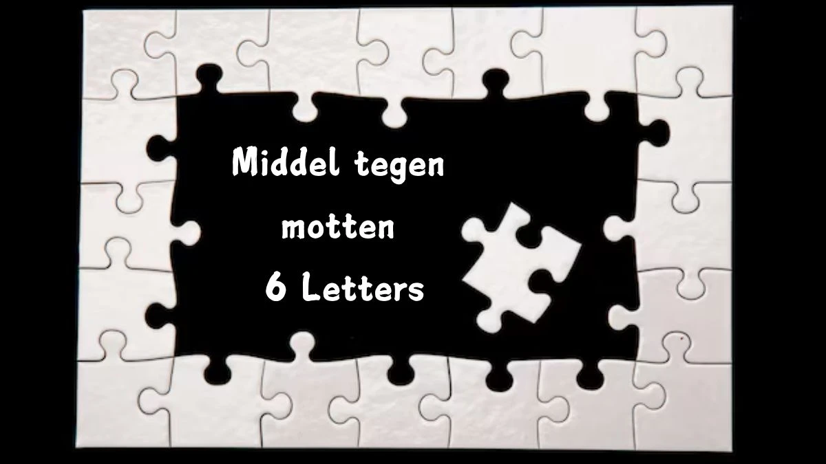 Middel tegen motten 6 Letters Puzzelwoord