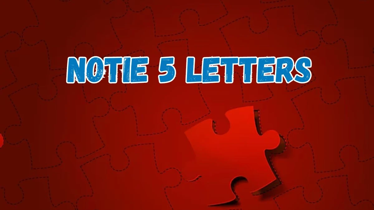 Notie 5 Letters Puzzelwoordenboek kruiswoordpuzzels