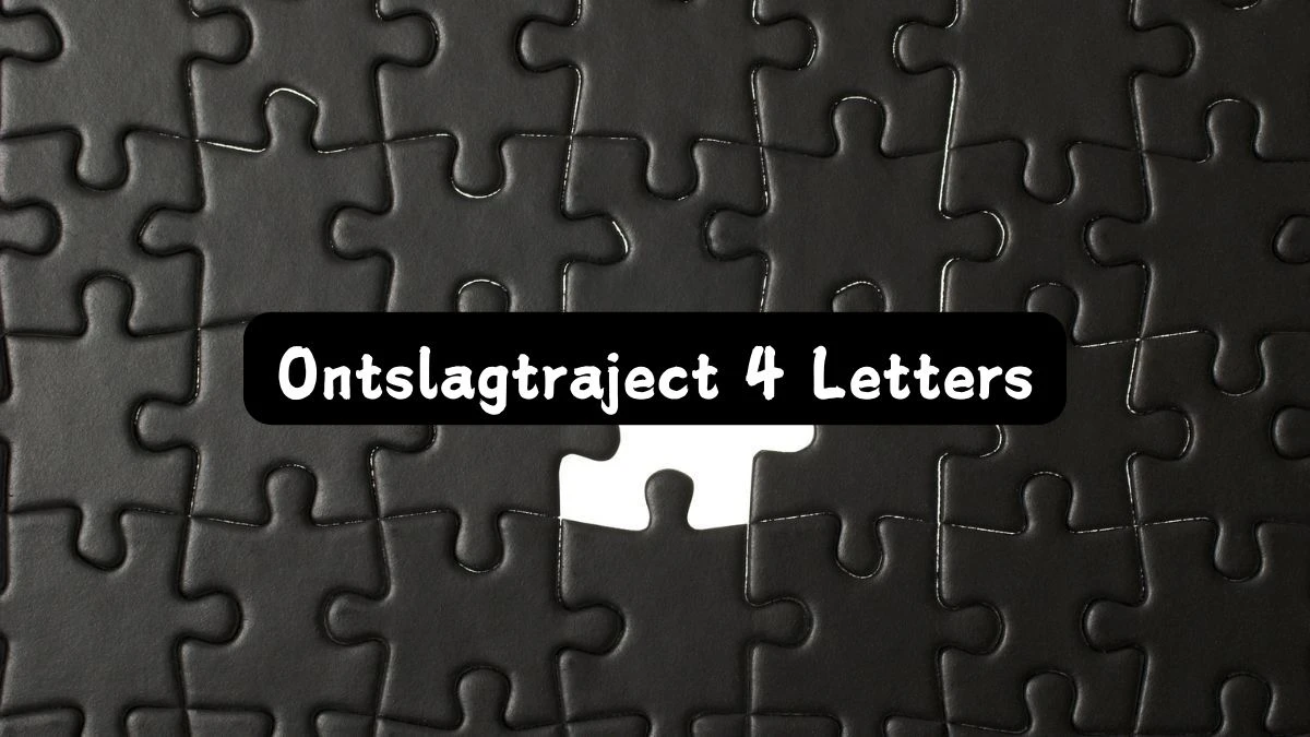 Ontslagtraject 4 Letters Puzzelwoordenboek kruiswoordpuzzels