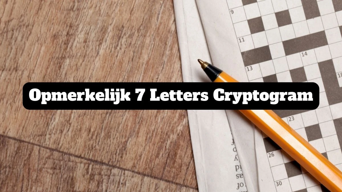 Opmerkelijk 7 Letters Cryptogram Puzzelwoordenboek kruiswoordpuzzels
