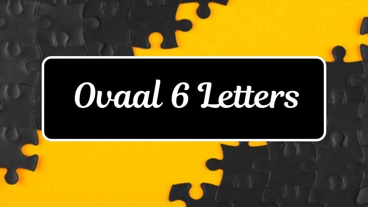 Ovaal 6 Letters Puzzelwoordenboek kruiswoordpuzzels