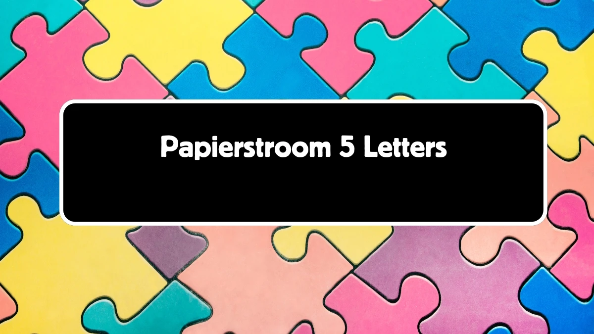 Papierstroom 5 Letters Puzzelwoordenboek kruiswoordpuzzels