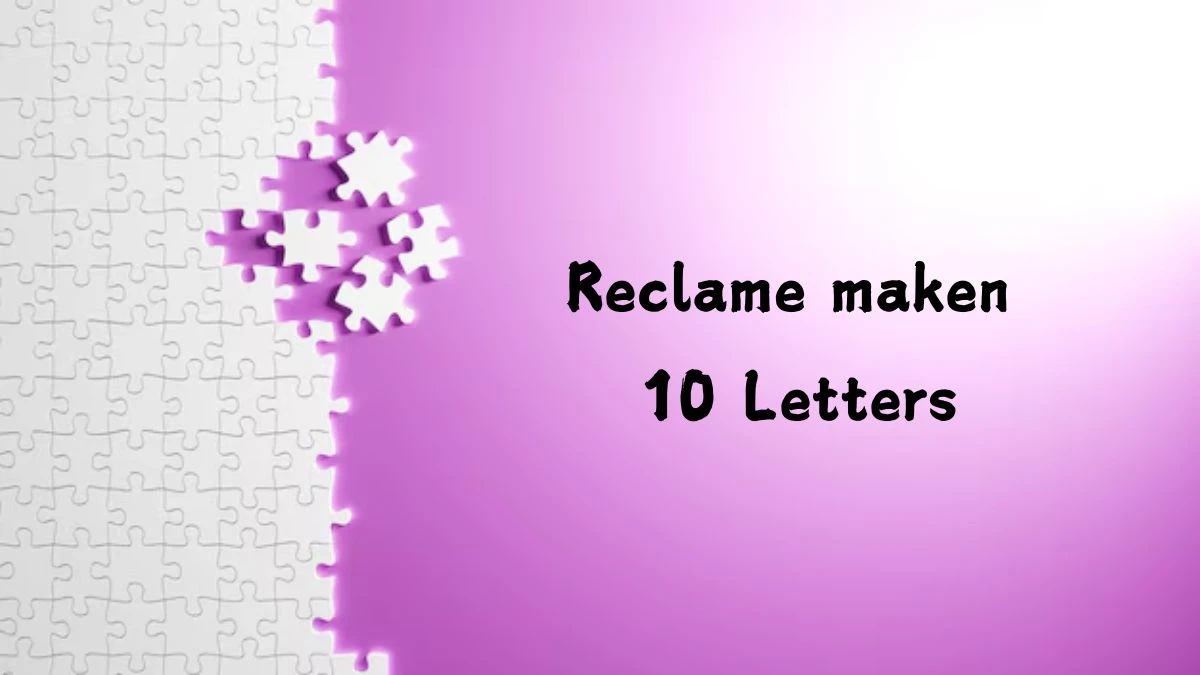 Reclame maken 10 Letters Puzzelwoord