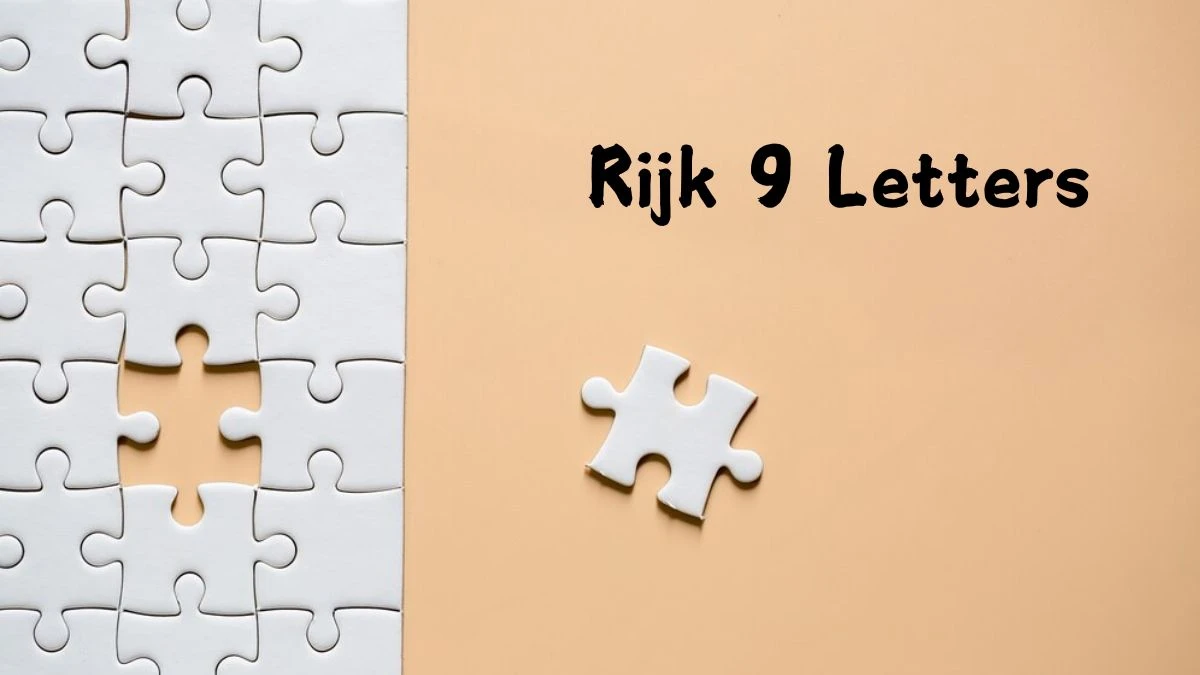 Rijk 9 Letters Puzzelwoordenboek kruiswoordpuzzels