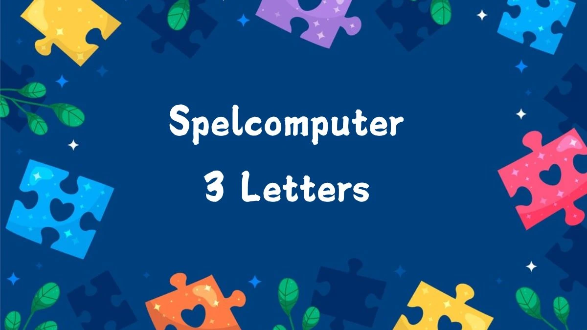 Spelcomputer 3 Letters Puzzelwoordenboek kruiswoordpuzzels