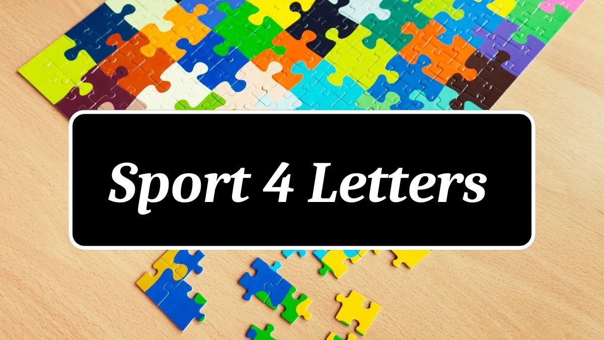 Sport 4 Letters Puzzelwoordenboek kruiswoordpuzzels