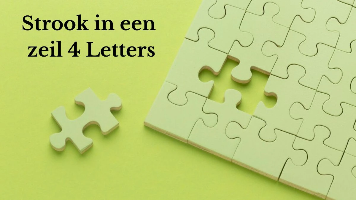 Strook in een zeil 4 Letters Puzzelwoordenboek kruiswoordpuzzels