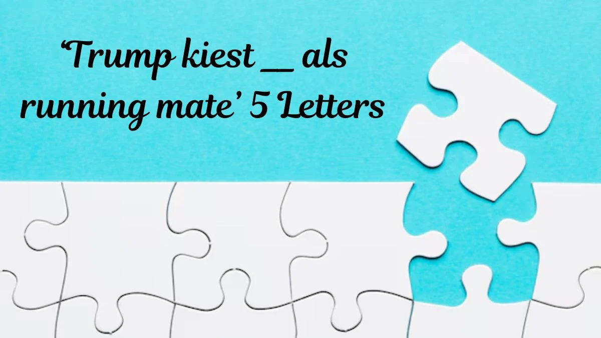 ‘Trump kiest __ als running mate’ (5) Letters Puzzelwoordenboek kruiswoordpuzzels