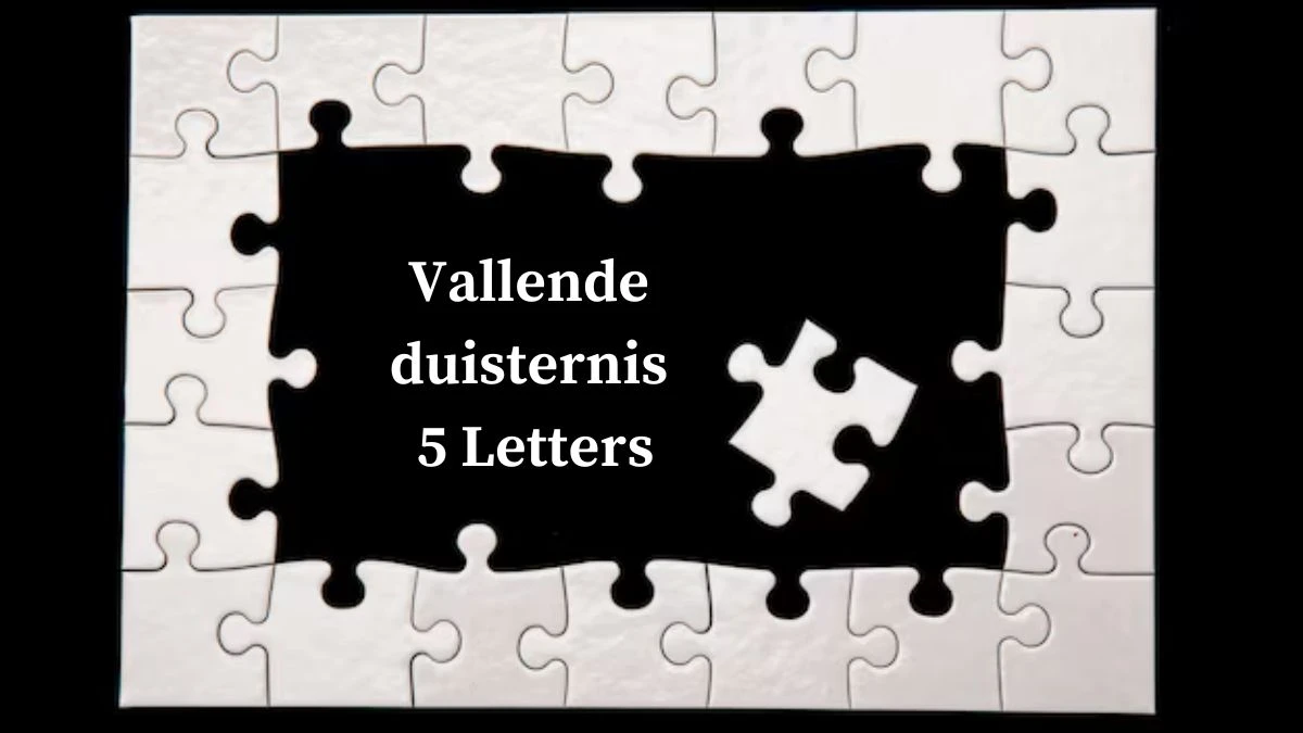 Vallende duisternis 5 Letters Puzzelwoord