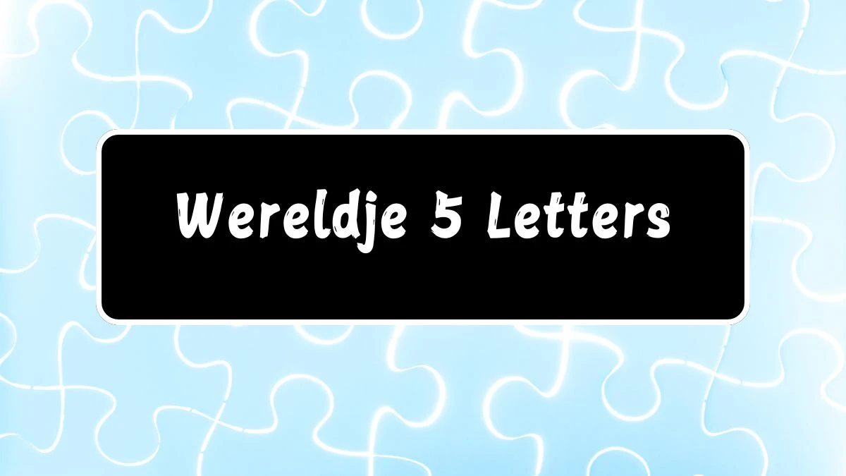 Wereldje 5 Letters Puzzelwoordenboek kruiswoordpuzzels