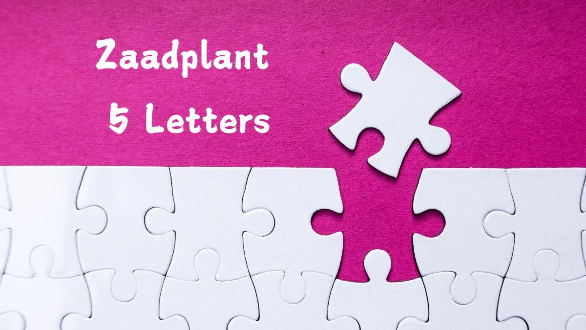 Zaadplant 5 Letters Puzzelwoord