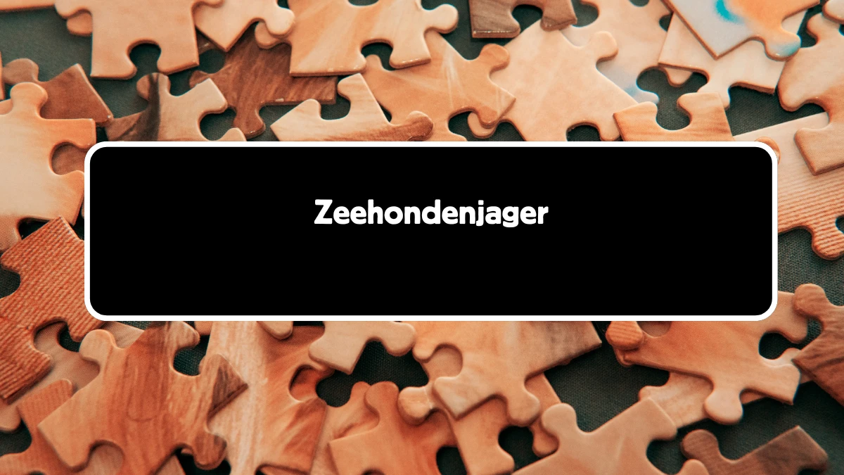 Zeehondenjager 4 Letters Puzzelwoord