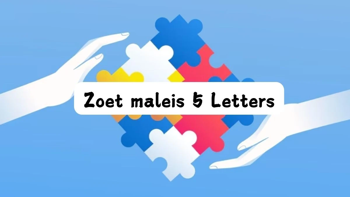 Zoet maleis 5 Letters Puzzelwoordenboek kruiswoordpuzzels