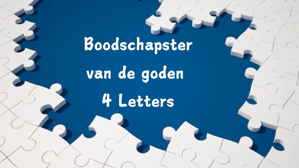 Boodschapster van de goden 4 Letters Puzzelwoord