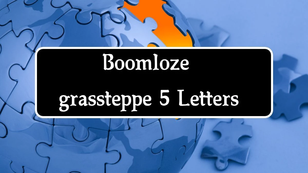 Boomloze grassteppe 5 Letters Puzzelwoord