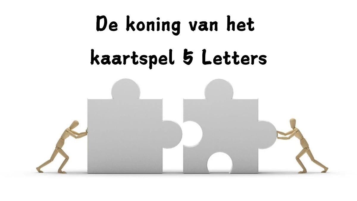 De koning van het kaartspel 5 Letters Cryptogrammen