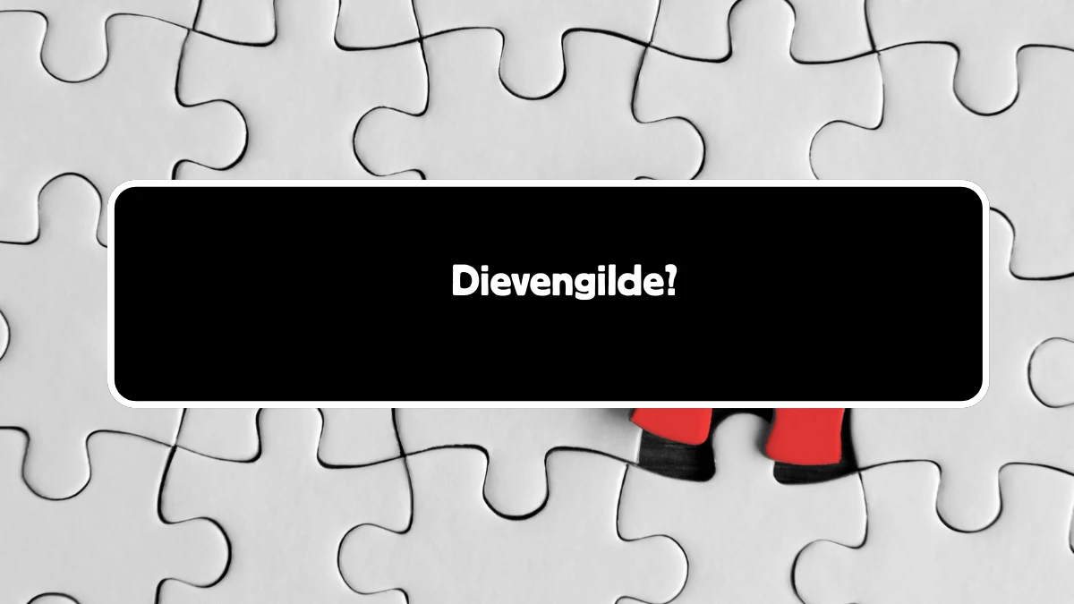 Dievengilde? 7 Letters Puzzelwoord