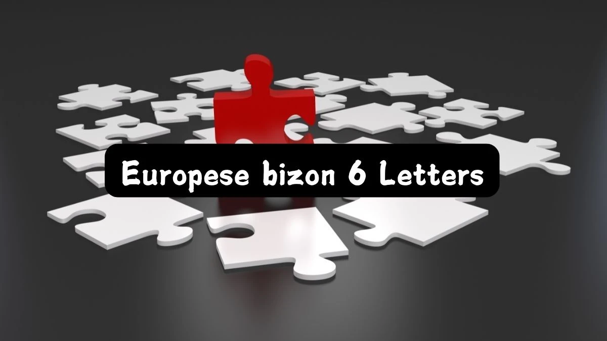 Europese bizon 6 Letters