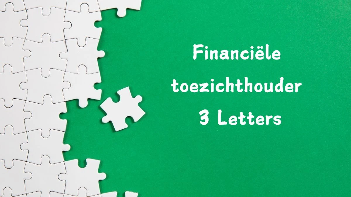 Financiële toezichthouder 3 Letters