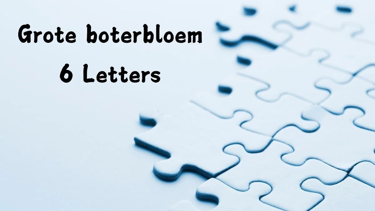 Grote boterbloem 6 Letters