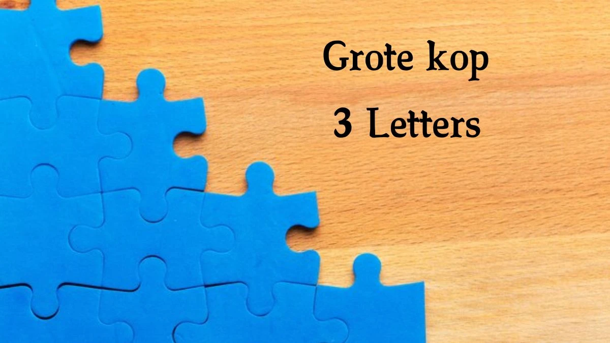 Grote kop 3 Letters