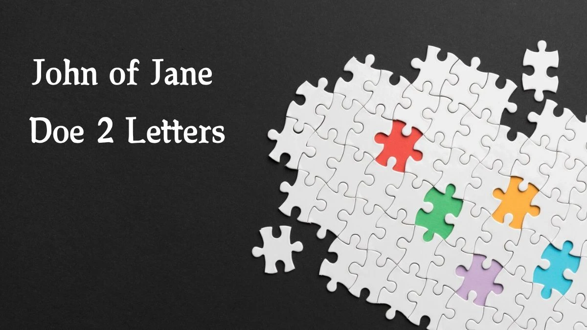 John of Jane Doe 2 Letters Puzzelwoordenboek kruiswoordpuzzels