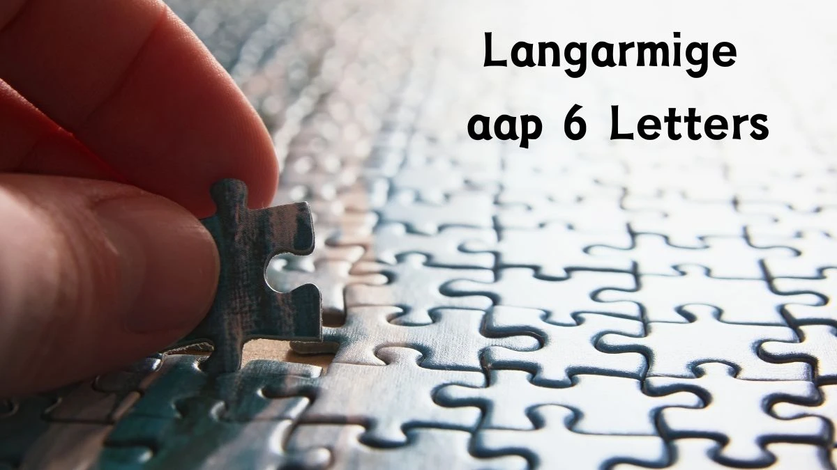 Langarmige aap 6 Letters