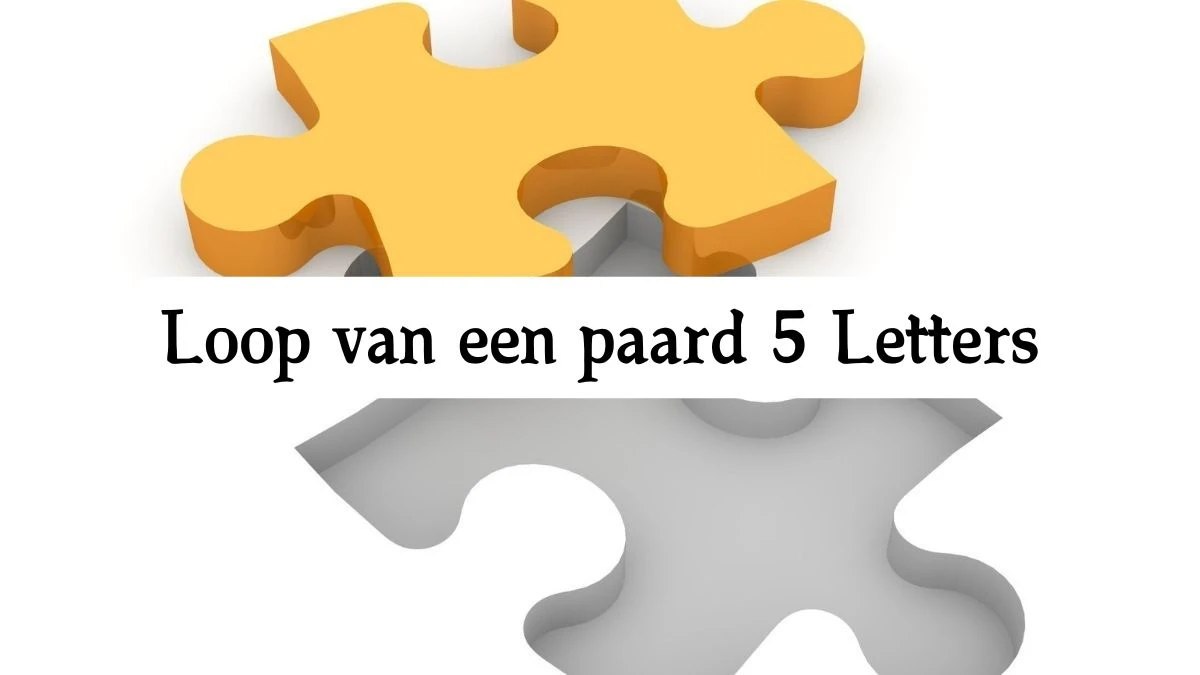 Loop van een paard 4 Letters