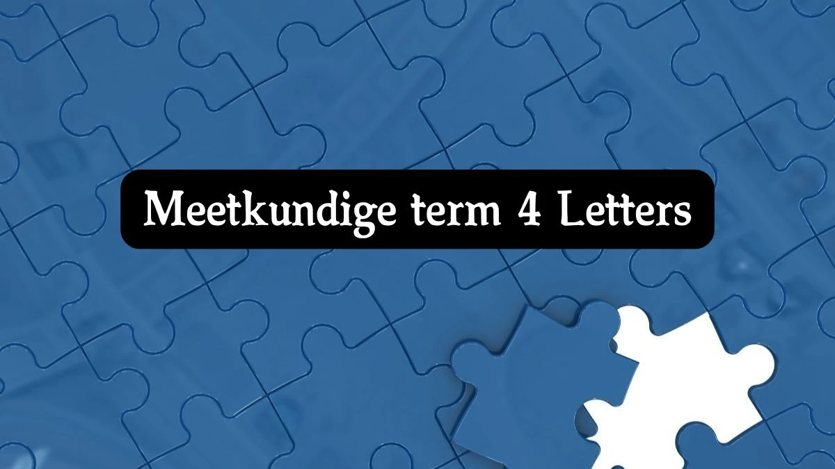 Meetkundige term 4 Letters