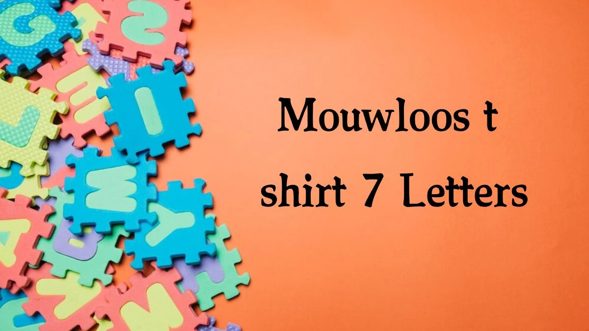 Mouwloos t shirt 7 Letters Puzzelwoord