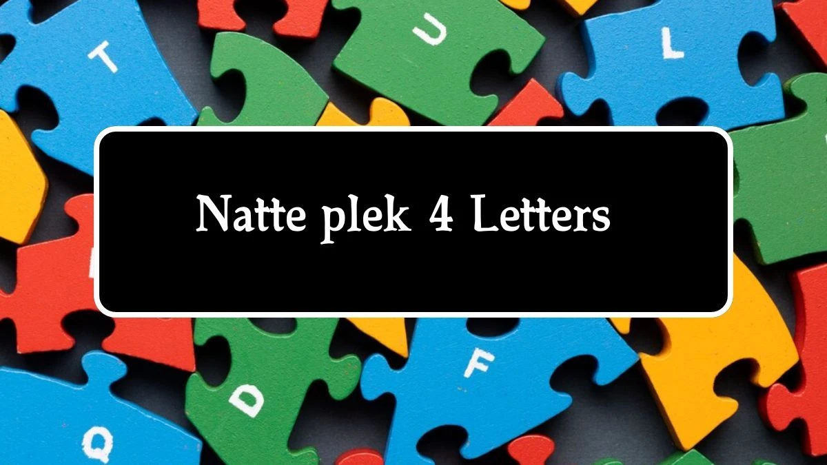 Natte plek 4 Letters Puzzelwoord