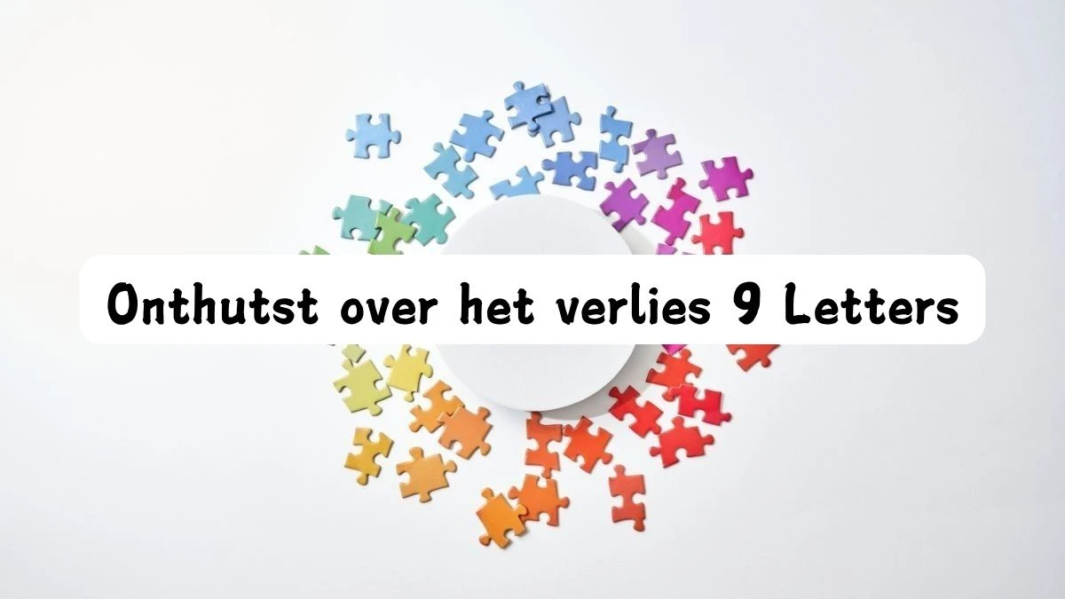 Onthutst over het verlies 9 Letters Cryptogrammen