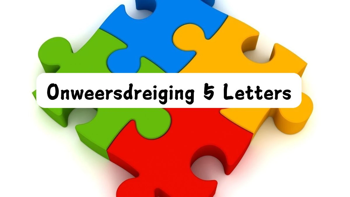 Onweersdreiging 5 Letters