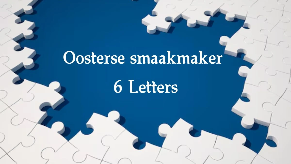 Oosterse smaakmaker 6 Letters