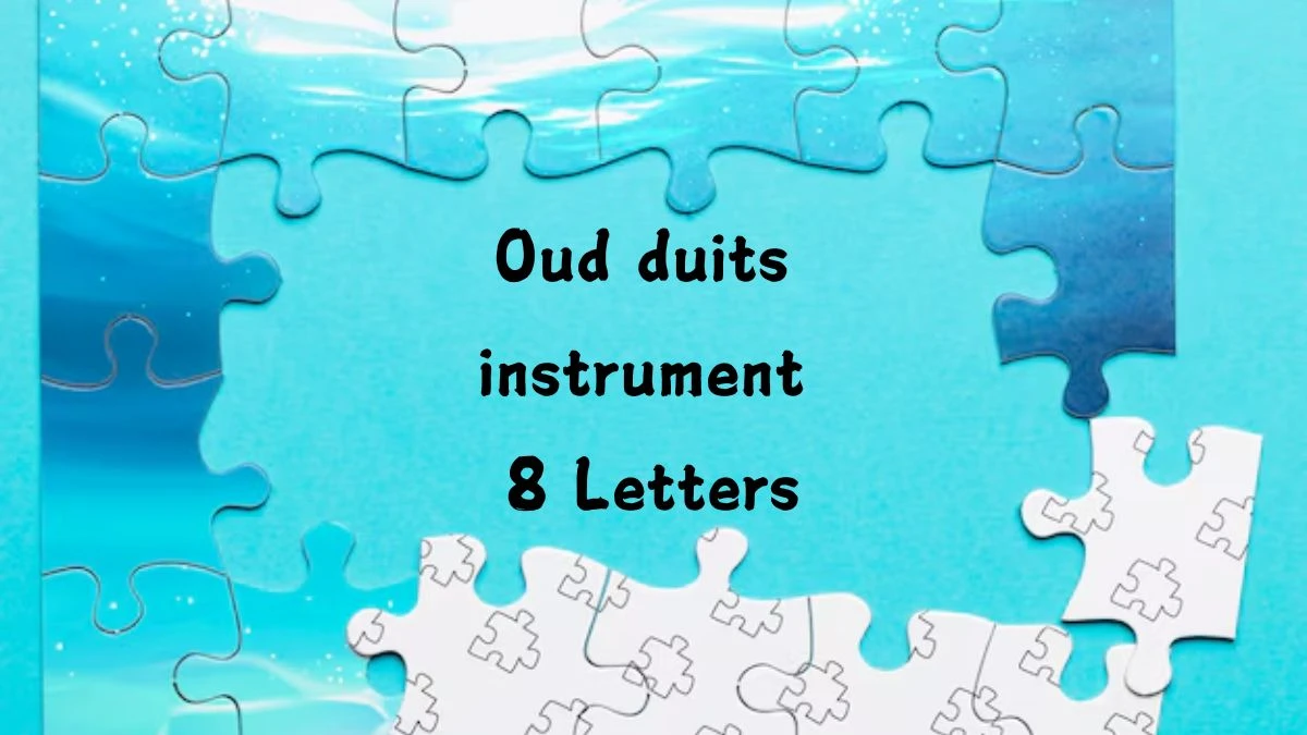 Oud duits instrument 8 Letters Cryptogrammen