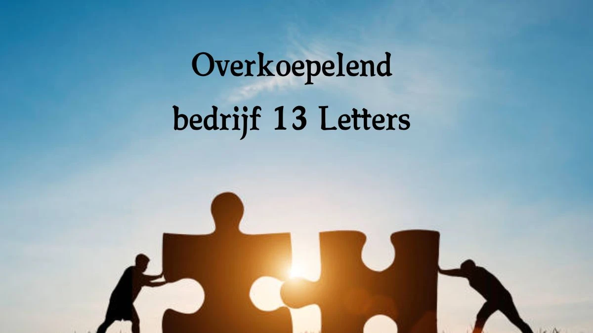 Overkoepelend bedrijf 13 Letters Puzzelwoord