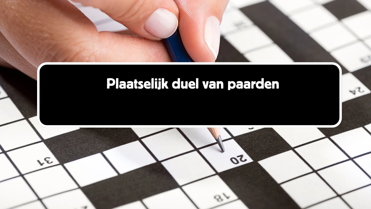 Plaatselijk duel van paarden 5 Letters Cryptogrammen