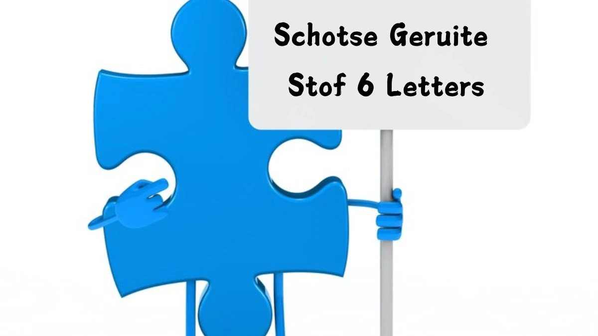 Schotse Geruite Stof 6 Letters Puzzelwoord