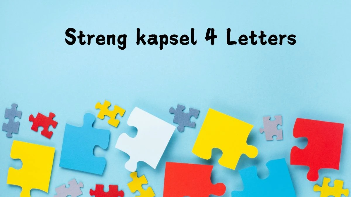 Streng kapsel 4 Letters Cryptogrammen