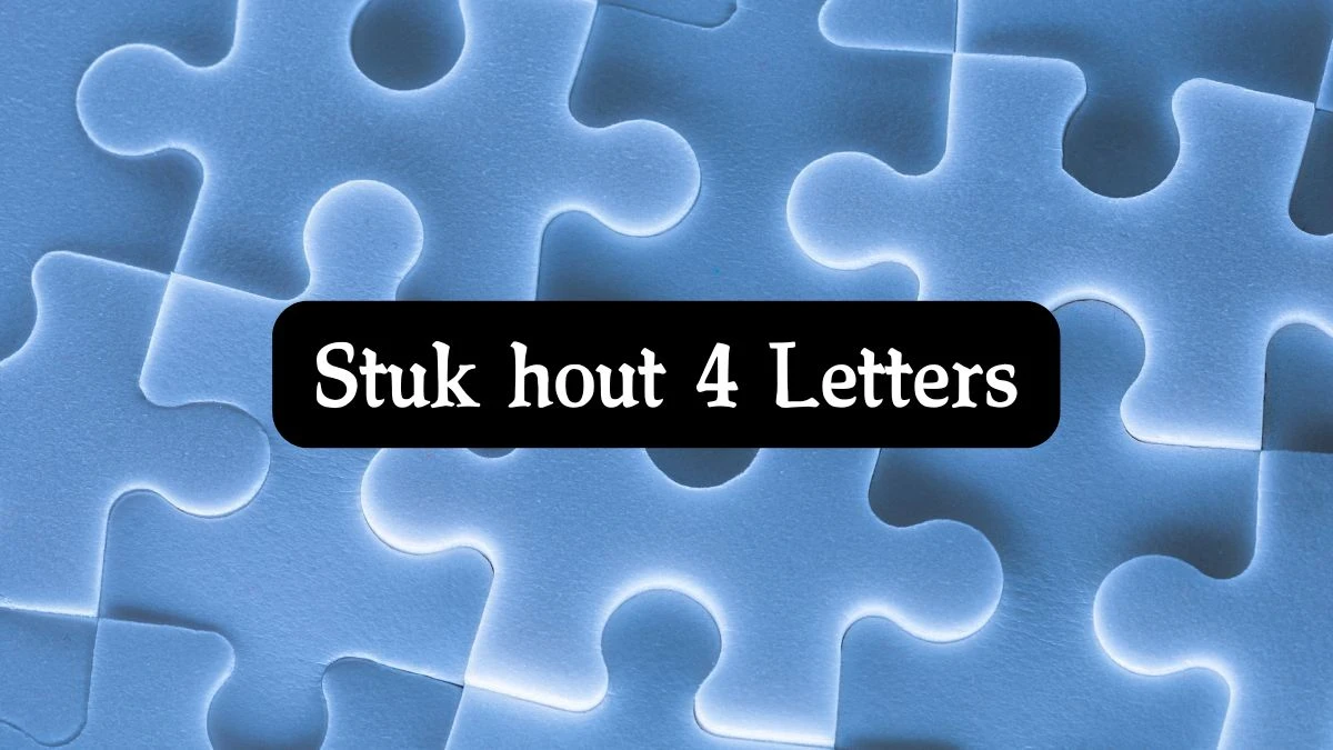 Stuk hout 4 Letters Puzzelwoord