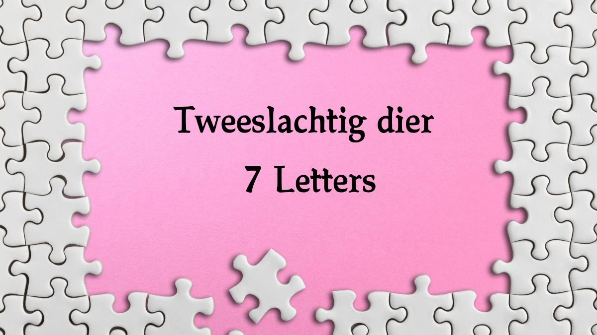 Tweeslachtig dier 7 Letters