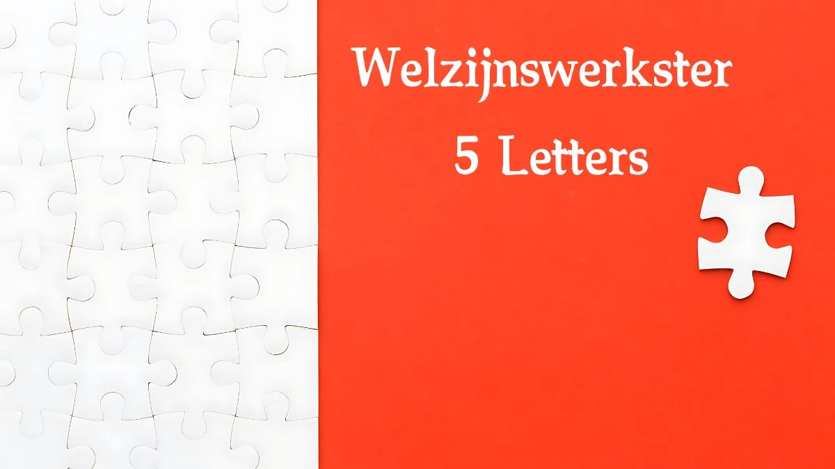 Welzijnswerkster 5 Letters Puzzelwoordenboek kruiswoordpuzzels