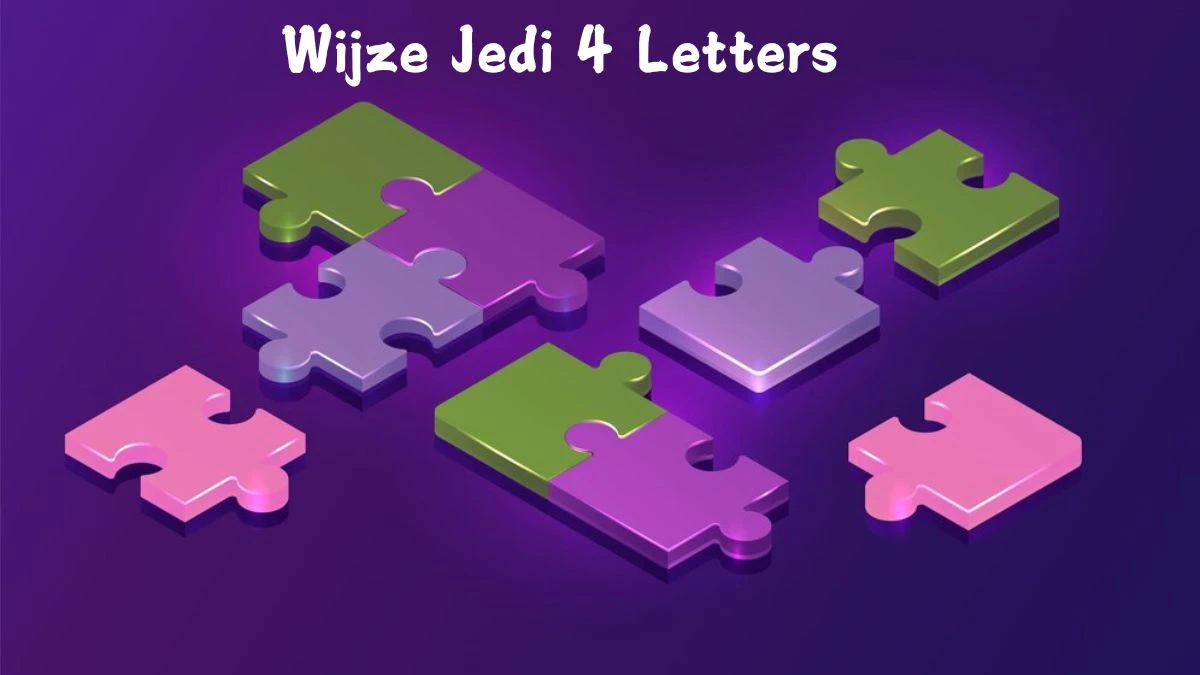 Wijze Jedi 4 Letters Puzzelwoord