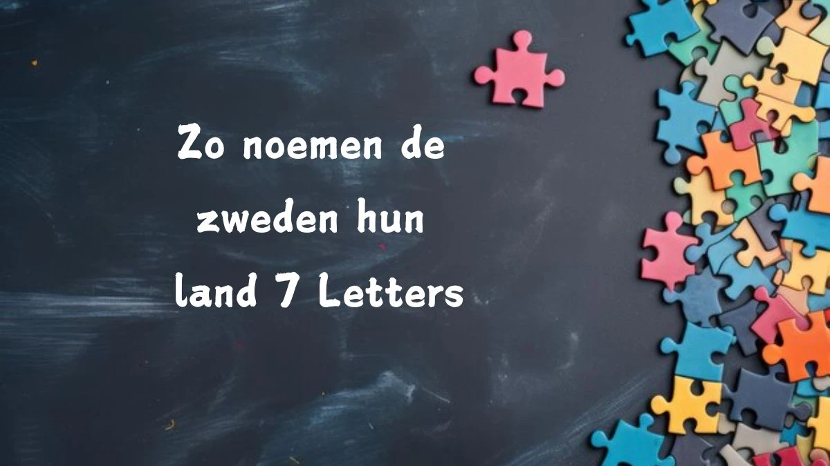 Zo noemen de zweden hun land 7 Letters