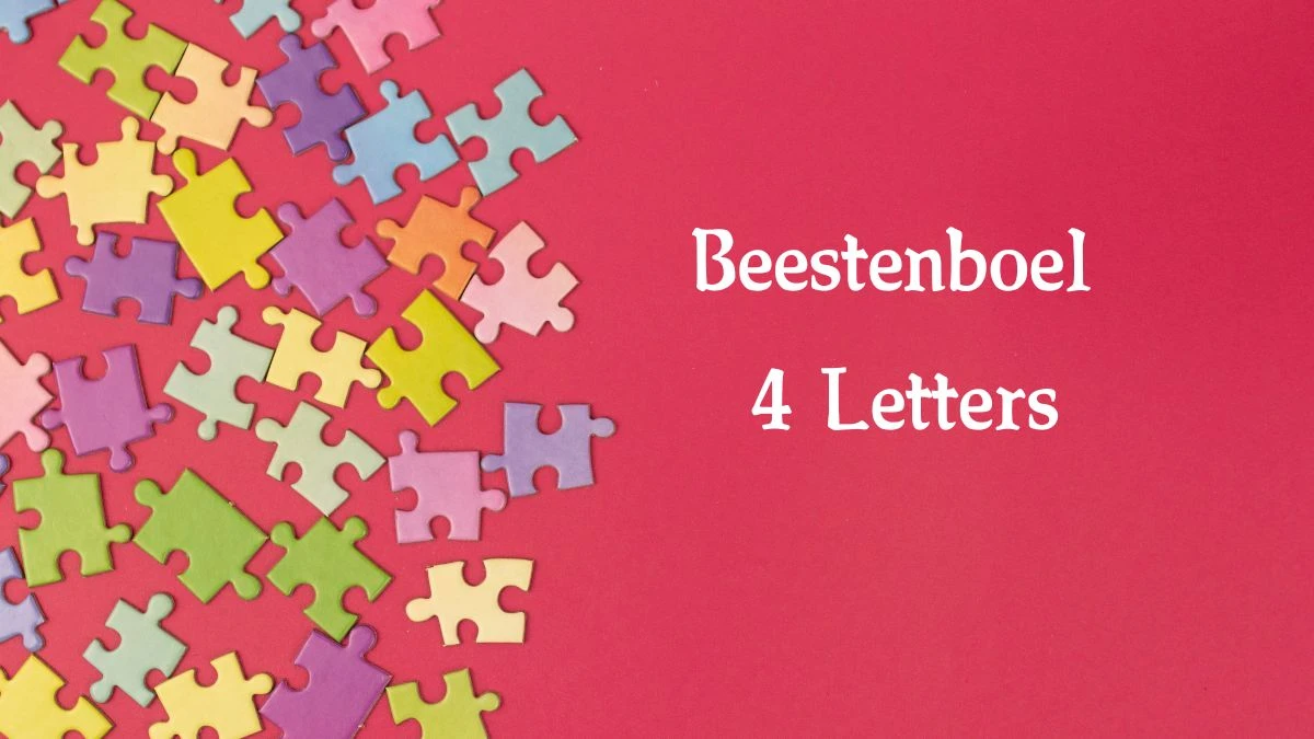 Beestenboel 4 Letters