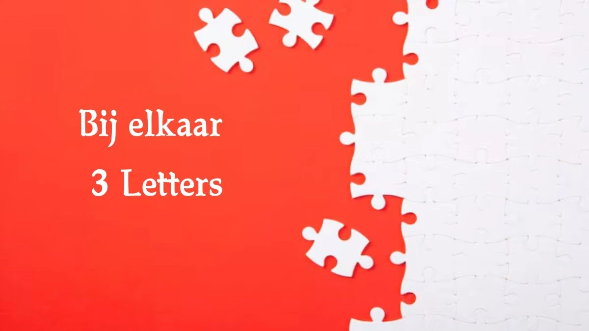 Bij elkaar 3 Letters