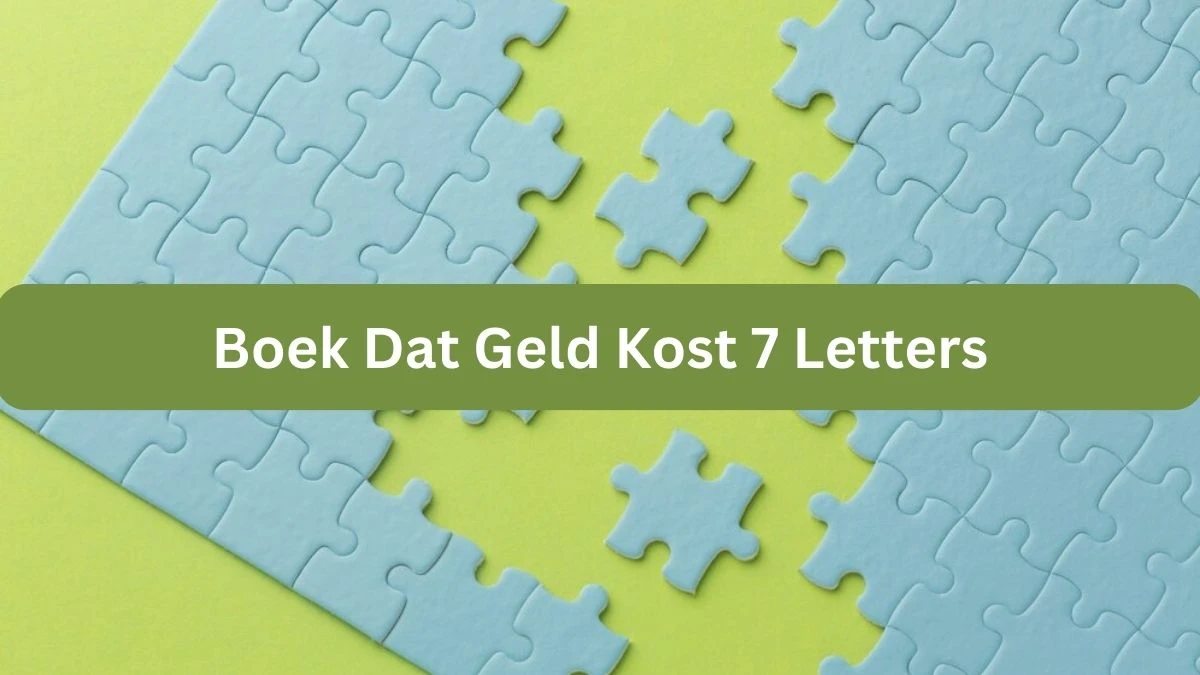 Boek Dat Geld Kost 7 Letters Cryptogrammen