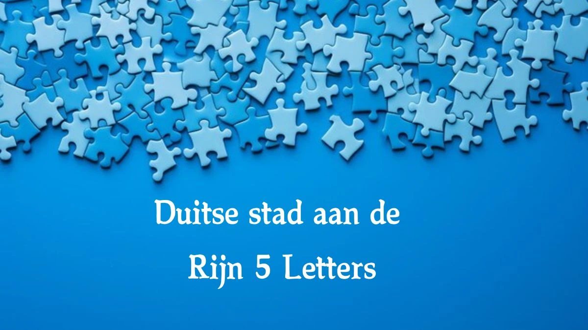 Duitse stad aan de Rijn 5 Letters