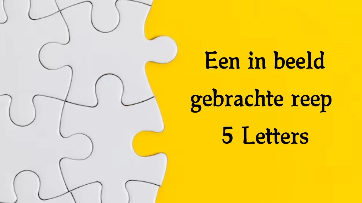 Een in beeld gebrachte reep 5 Letters Cryptogrammen